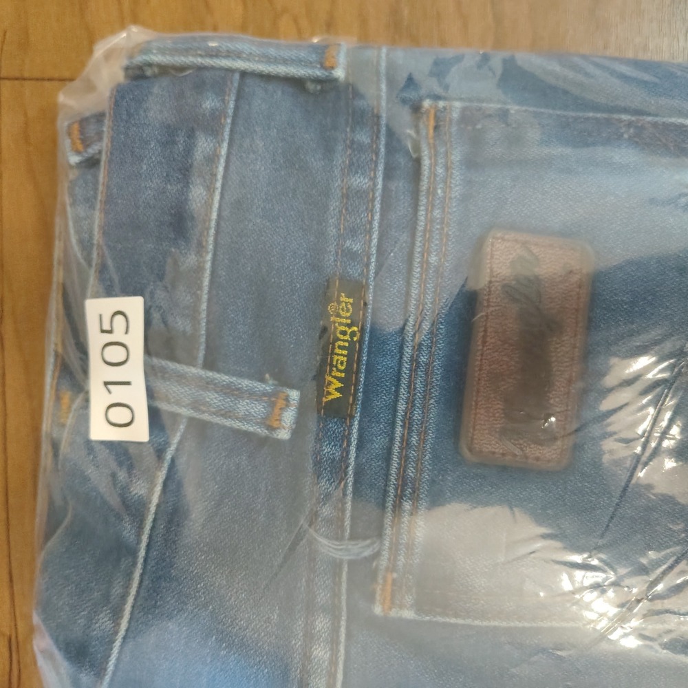 Wrangler Jeans Mens 33x30 Blue Slim Fit Flare Vintage 8161ONV Denim Made in USA - Picture 11 of 11